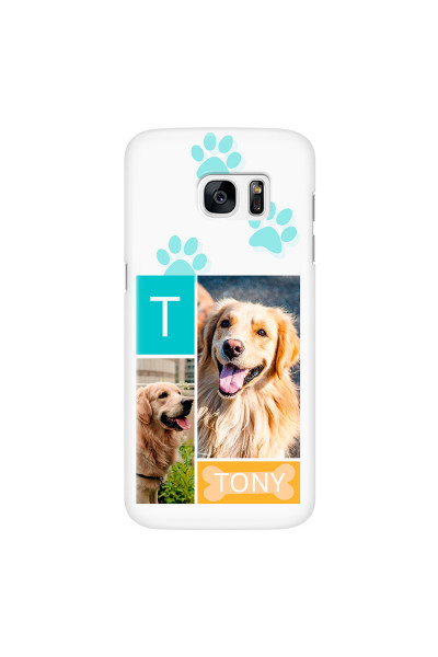 SAMSUNG - Galaxy S7 Edge - 3D Snap Case - Dog Collage