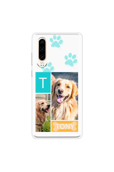 HUAWEI - P30 - Soft Clear Case - Dog Collage