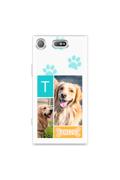 SONY - Sony XZ1 Compact - Soft Clear Case - Dog Collage