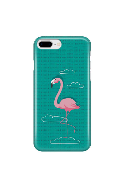 APPLE - iPhone 8 Plus - 3D Snap Case - Cartoon Flamingo