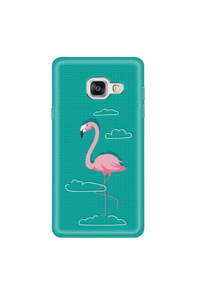 SAMSUNG - Galaxy A3 2017 - Soft Clear Case - Cartoon Flamingo