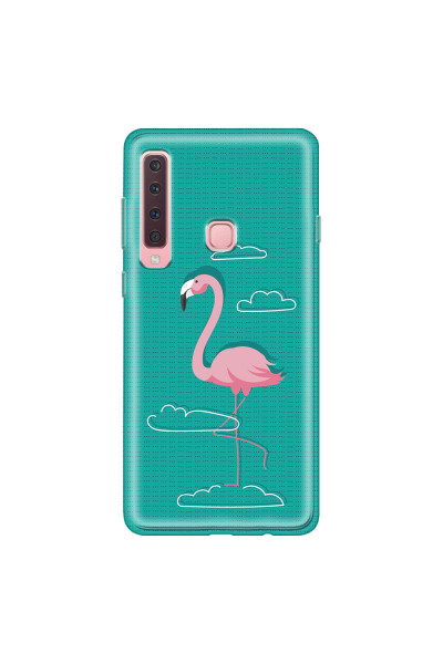SAMSUNG - Galaxy A9 2018 - Soft Clear Case - Cartoon Flamingo
