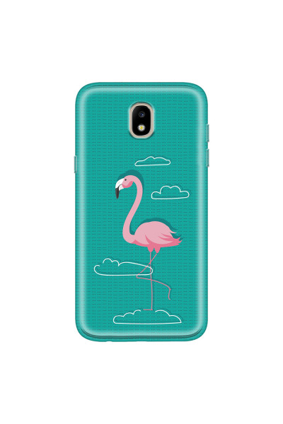 SAMSUNG - Galaxy J5 2017 - Soft Clear Case - Cartoon Flamingo