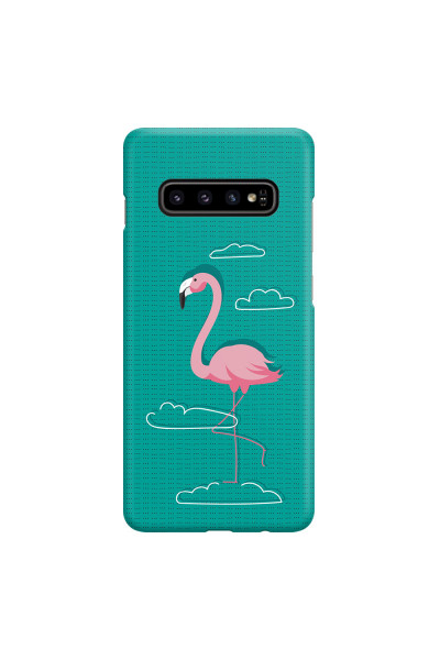 SAMSUNG - Galaxy S10 - 3D Snap Case - Cartoon Flamingo