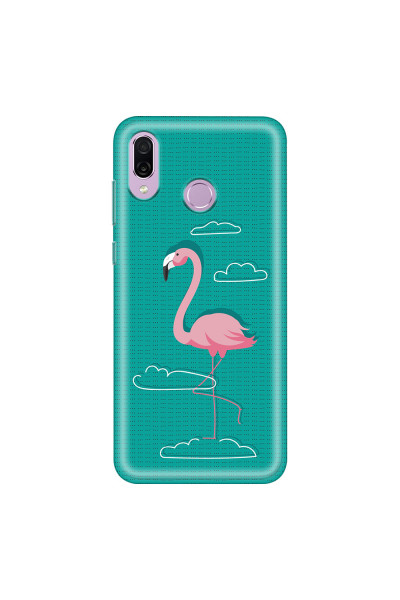 HONOR - Honor Play - Soft Clear Case - Cartoon Flamingo