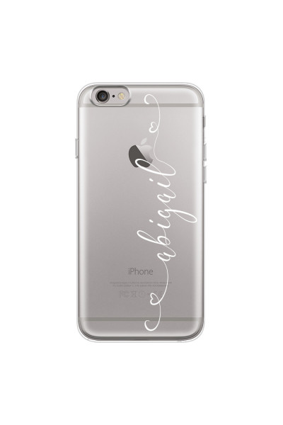APPLE - iPhone 6S Plus - Soft Clear Case - Hearts Handwritten
