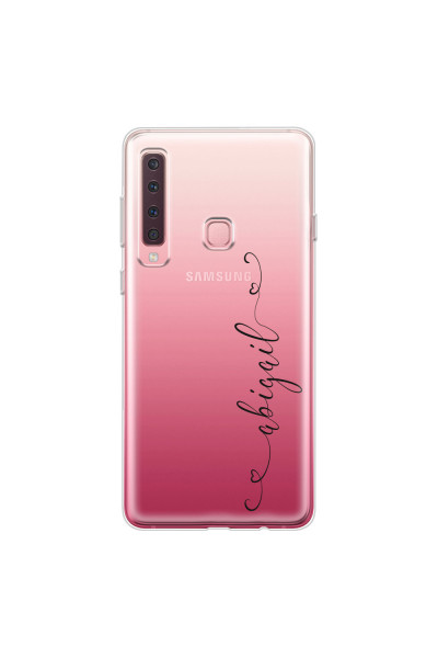 SAMSUNG - Galaxy A9 2018 - Soft Clear Case - Little Dark Hearts Handwritten