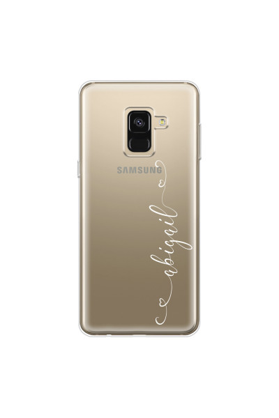 SAMSUNG - Galaxy A8 - Soft Clear Case - Little Hearts Handwritten