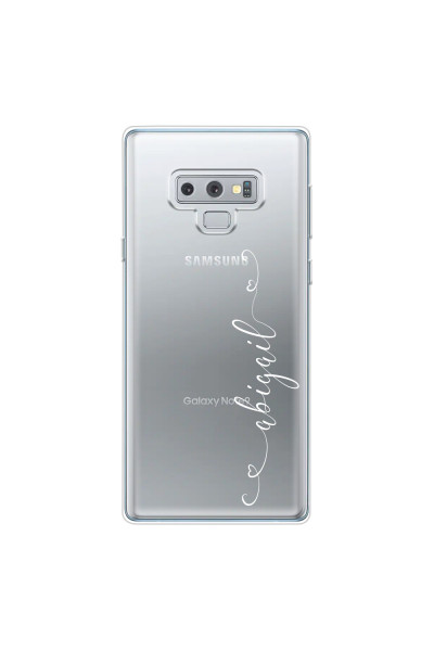 SAMSUNG - Galaxy Note 9 - Soft Clear Case - Little Hearts Handwritten