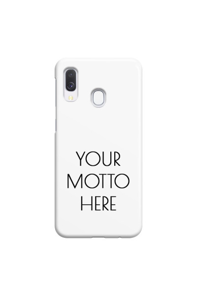SAMSUNG - Galaxy A40 - 3D Snap Case - Your Motto Here II.