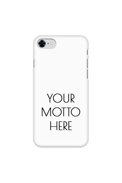 APPLE - iPhone 8 - 3D Snap Case - Your Motto Here II.