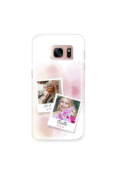 SAMSUNG - Galaxy S7 - Soft Clear Case - Soft Photo Palette