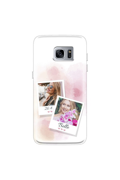 SAMSUNG - Galaxy S7 Edge - Soft Clear Case - Soft Photo Palette