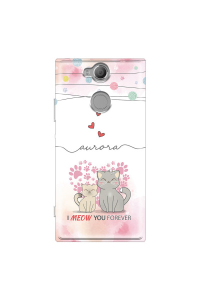 SONY - Sony XA2 - Soft Clear Case - I Meow You Forever
