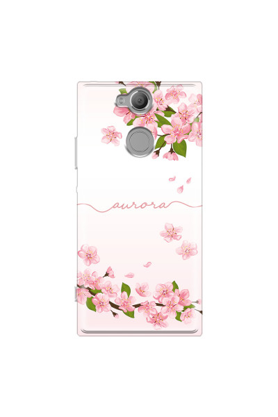 SONY - Sony XA2 - Soft Clear Case - Sakura Handwritten