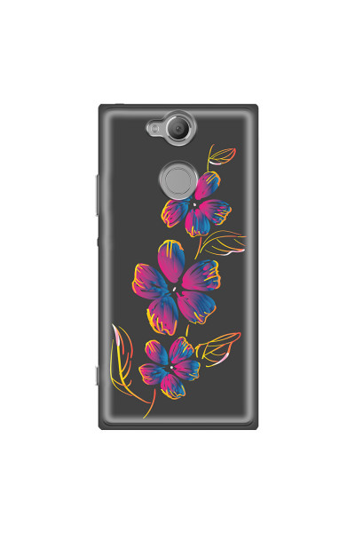 SONY - Sony XA2 - Soft Clear Case - Spring Flowers In The Dark