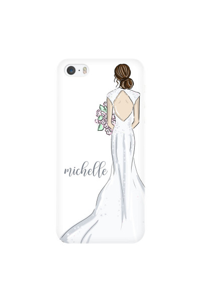 APPLE - iPhone 5S/SE - 3D Snap Case - Bride To Be Brunette Dark