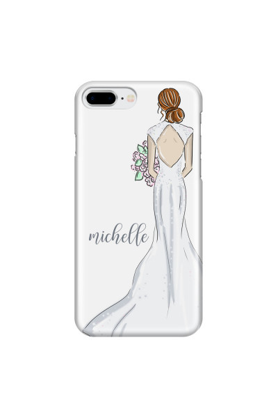 APPLE - iPhone 7 Plus - 3D Snap Case - Bride To Be Redhead Dark