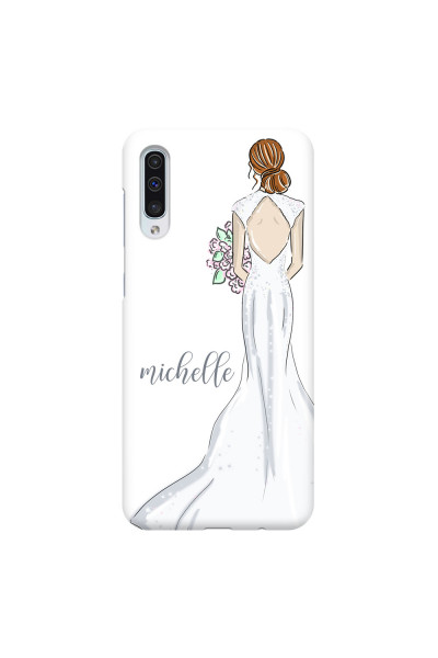 SAMSUNG - Galaxy A50 - 3D Snap Case - Bride To Be Redhead Dark