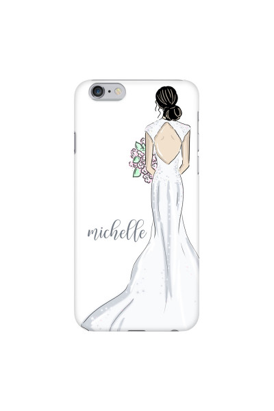 APPLE - iPhone 6S - 3D Snap Case - Bride To Be Blackhair Dark