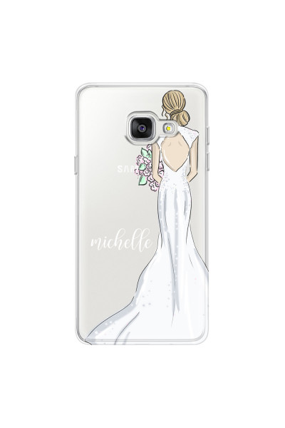 SAMSUNG - Galaxy A3 2017 - Soft Clear Case - Bride To Be Blonde