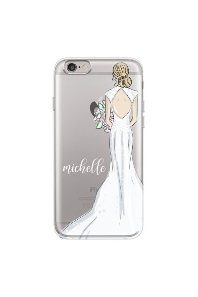 APPLE - iPhone 6S Plus - Soft Clear Case - Bride To Be Blonde