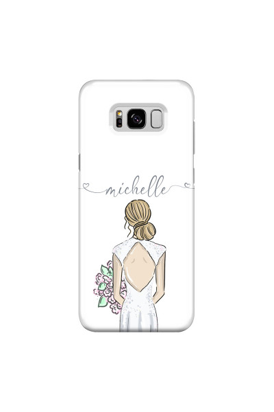 SAMSUNG - Galaxy S8 - 3D Snap Case - Bride To Be Blonde II. Dark