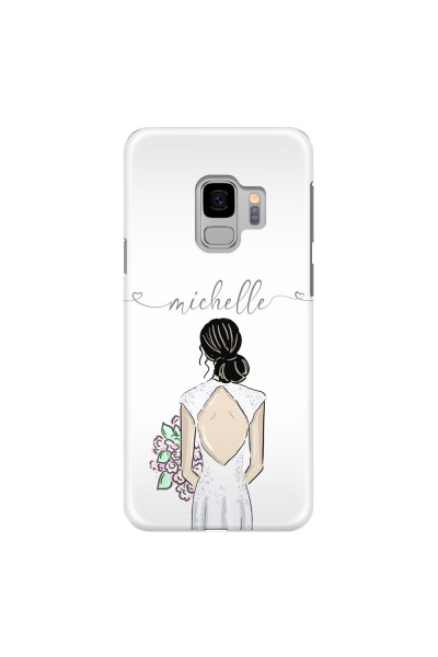 SAMSUNG - Galaxy S9 - 3D Snap Case - Bride To Be Blackhair II. Dark