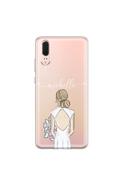 HUAWEI - P20 - Soft Clear Case - Bride To Be Blonde II.