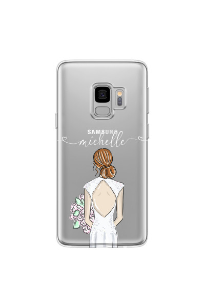 SAMSUNG - Galaxy S9 - Soft Clear Case - Bride To Be Redhead II.