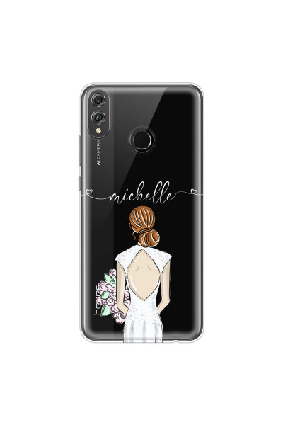 HONOR - Honor 8X - Soft Clear Case - Bride To Be Redhead II.