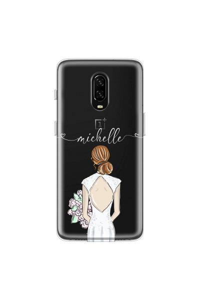 ONEPLUS - OnePlus 6T - Soft Clear Case - Bride To Be Redhead II.
