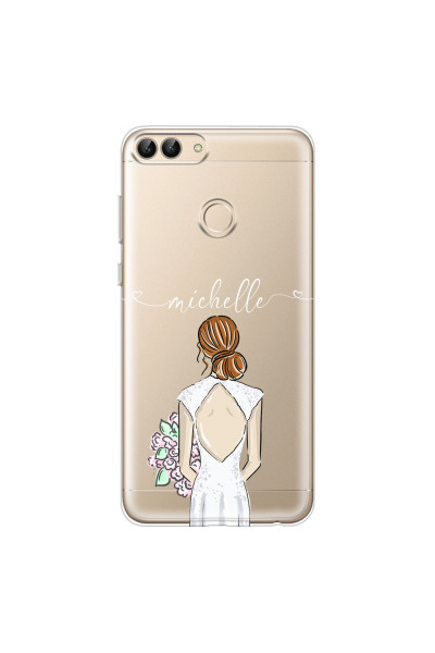 HUAWEI - P Smart 2018 - Soft Clear Case - Bride To Be Redhead II.