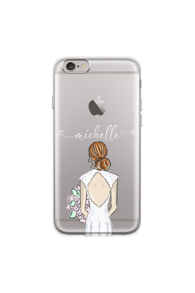 APPLE - iPhone 6S - Soft Clear Case - Bride To Be Redhead II.