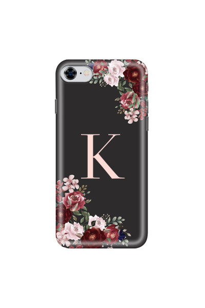 APPLE - iPhone 8 - Soft Clear Case - Rose Garden Monogram
