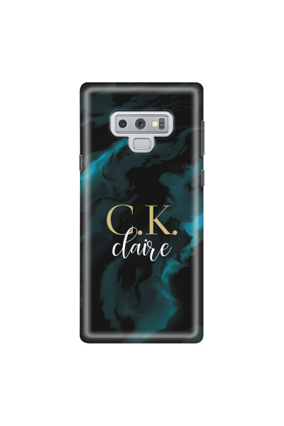 SAMSUNG - Galaxy Note 9 - Soft Clear Case - Streamflow Dark Elegance
