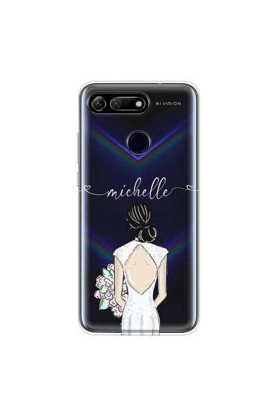 HONOR - Honor View 20 - Soft Clear Case - Bride To Be Blackhair II.