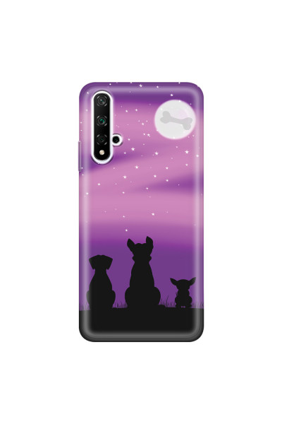 HONOR - Honor 20 - Soft Clear Case - Dog's Desire Violet Sky