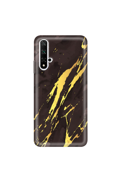 HONOR - Honor 20 - Soft Clear Case - Marble Royal Black