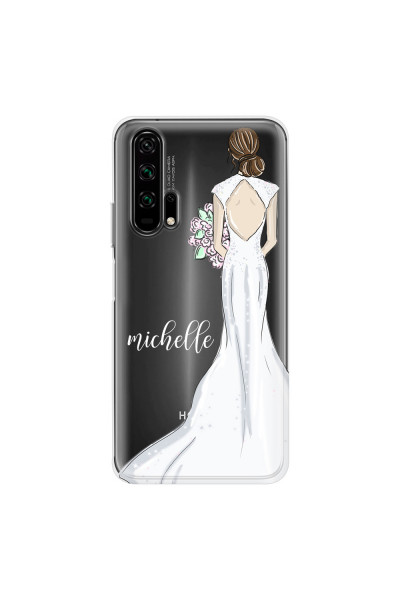 HONOR - Honor 20 Pro - Soft Clear Case - Bride To Be Brunette
