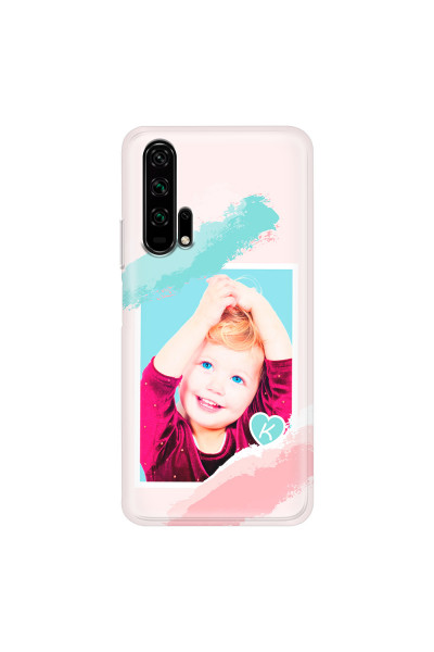 HONOR - Honor 20 Pro - Soft Clear Case - Kids Initial Photo