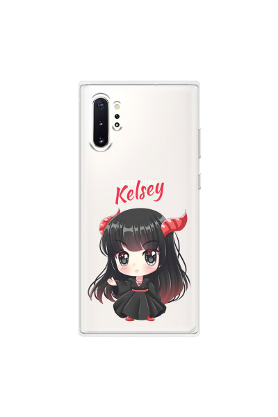 SAMSUNG - Galaxy Note 10 Plus - Soft Clear Case - Chibi Kelsey