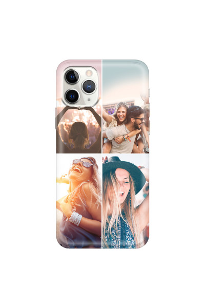 APPLE - iPhone 11 Pro - Soft Clear Case - Collage of 4