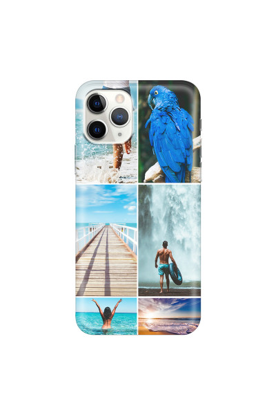 APPLE - iPhone 11 Pro - Soft Clear Case - Collage of 6