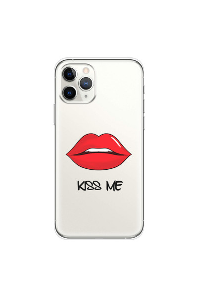 APPLE - iPhone 11 Pro - Soft Clear Case - Kiss Me