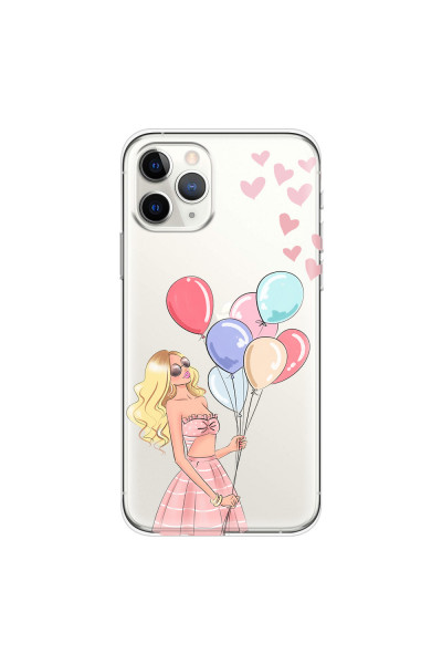 APPLE - iPhone 11 Pro Max - Soft Clear Case - Balloon Party