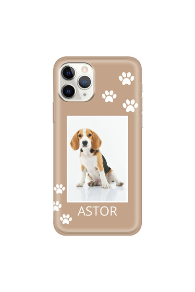 APPLE - iPhone 11 Pro Max - Soft Clear Case - Puppy