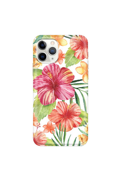 APPLE - iPhone 11 Pro Max - Soft Clear Case - Tropical Vibes