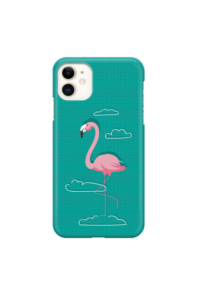 APPLE - iPhone 11 - 3D Snap Case - Cartoon Flamingo