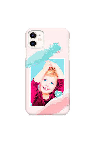 APPLE - iPhone 11 - 3D Snap Case - Kids Initial Photo